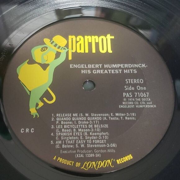 Engelbert Humperdinck His Greatest Hits Vinyl Record - Picture 5 of 15